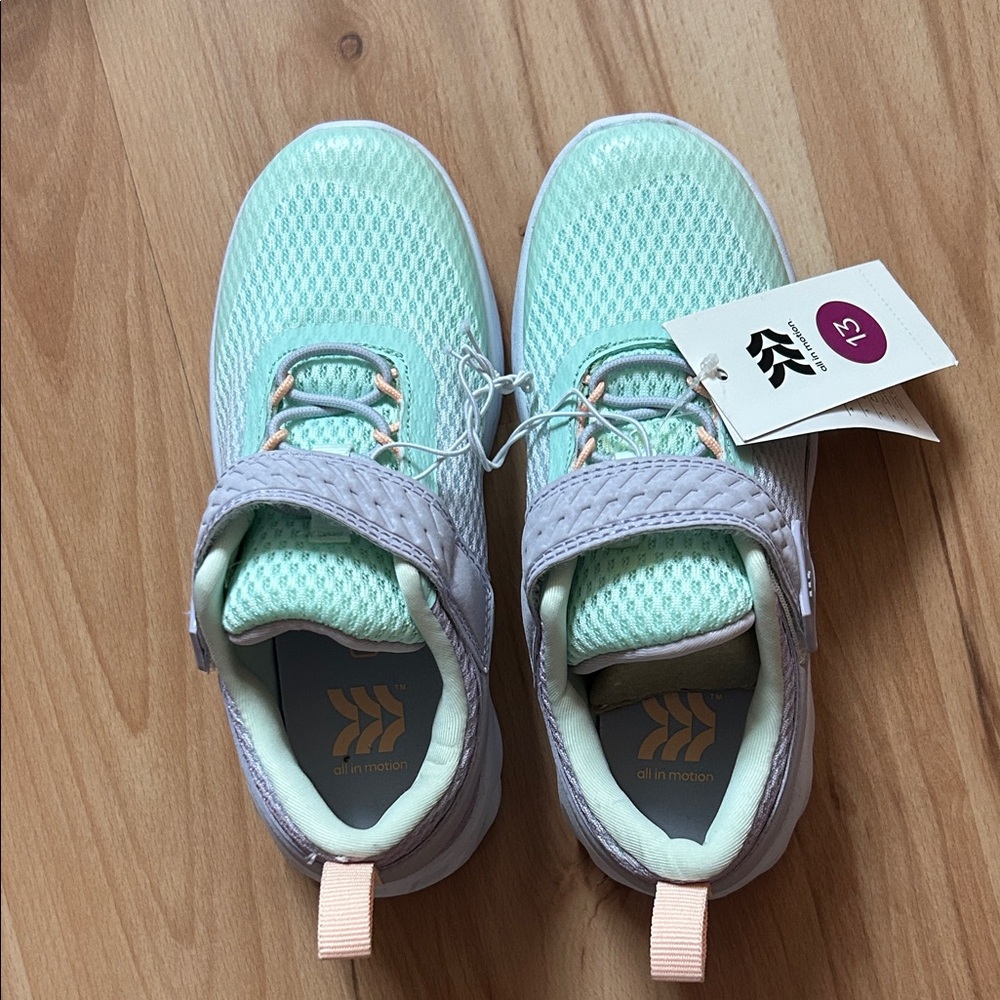 All in Motion Kids' Light Green Sneakers